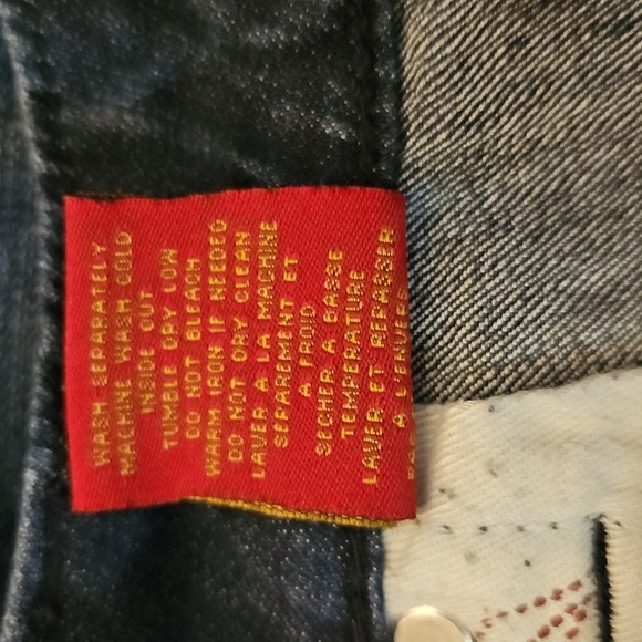 VTG HOT KISS 1970s Faded Dark Wash Low Rise Flare Jeans - Picture 11 of 13